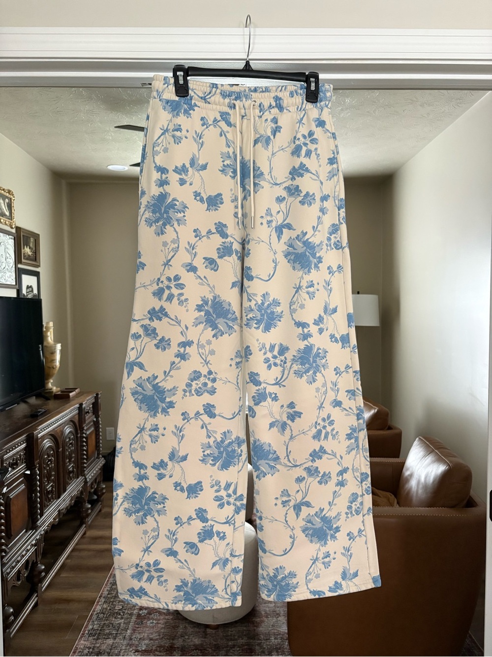 Abercrombie & Fitch high rise Sunday wide leg sweatpants